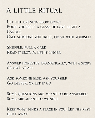 A Little Ritual Letter Guide